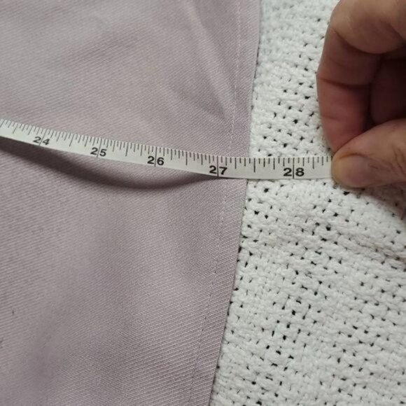 a new day Soft‎ Fall Colored Lavender Dainty Ruffled Tie Neck Sz M Tunic Top - Picture 9 of 9